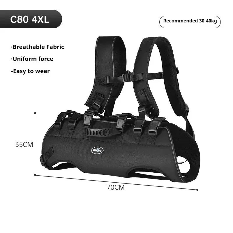 Wakytu Dog Lift Harness Sling Travel Carrier for Hind Leg Stair – 3 Colors