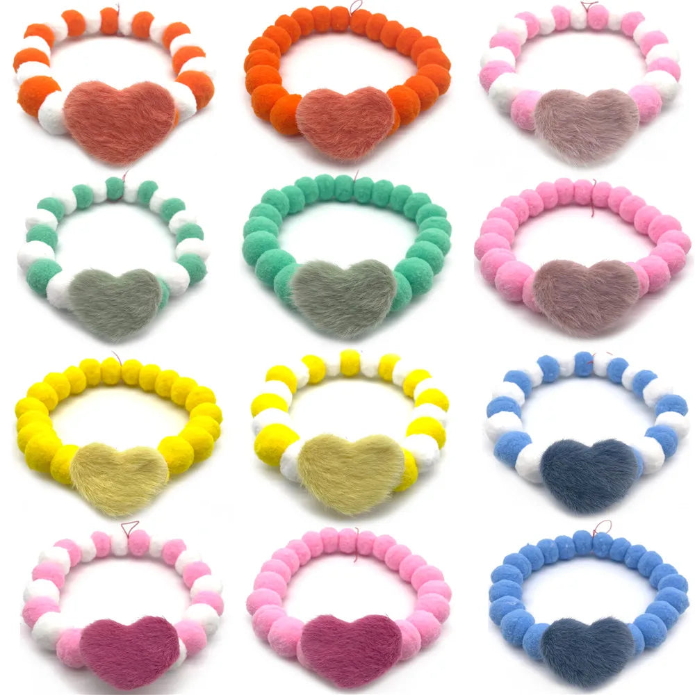 12pcs Valentine's Day Style Pet Dog cat Hair - MyPetDollar.com