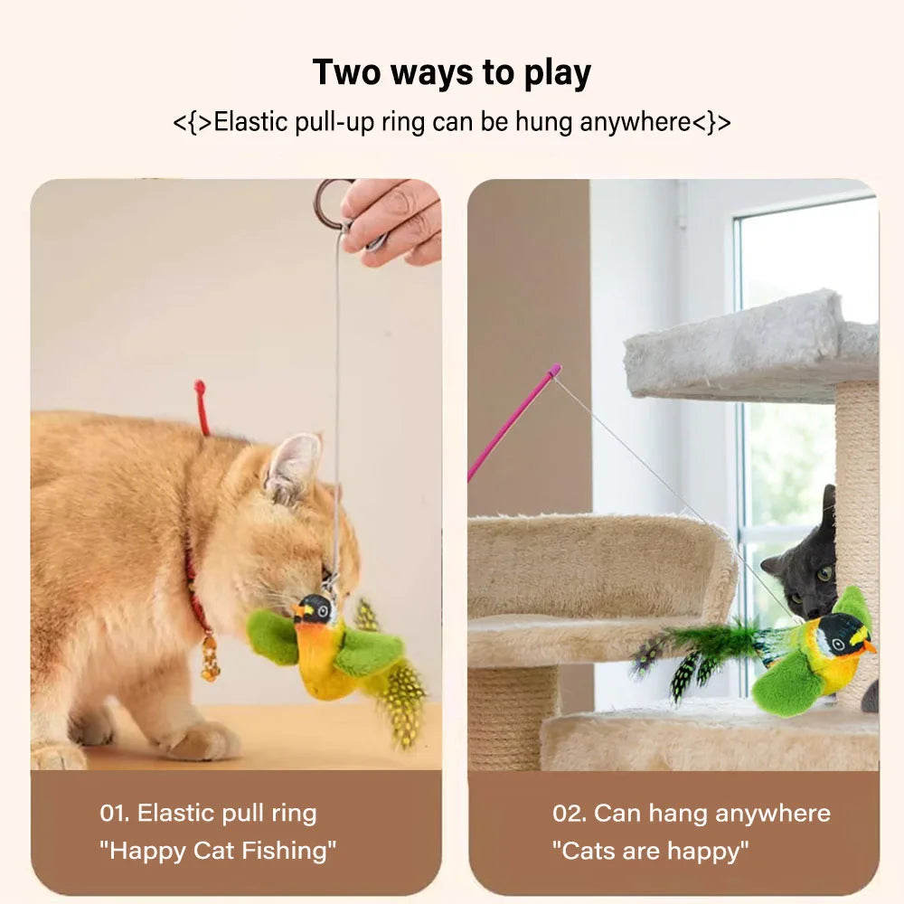 Simulation Bird Cat Toys Cats Interactive - MyPetDollar.com