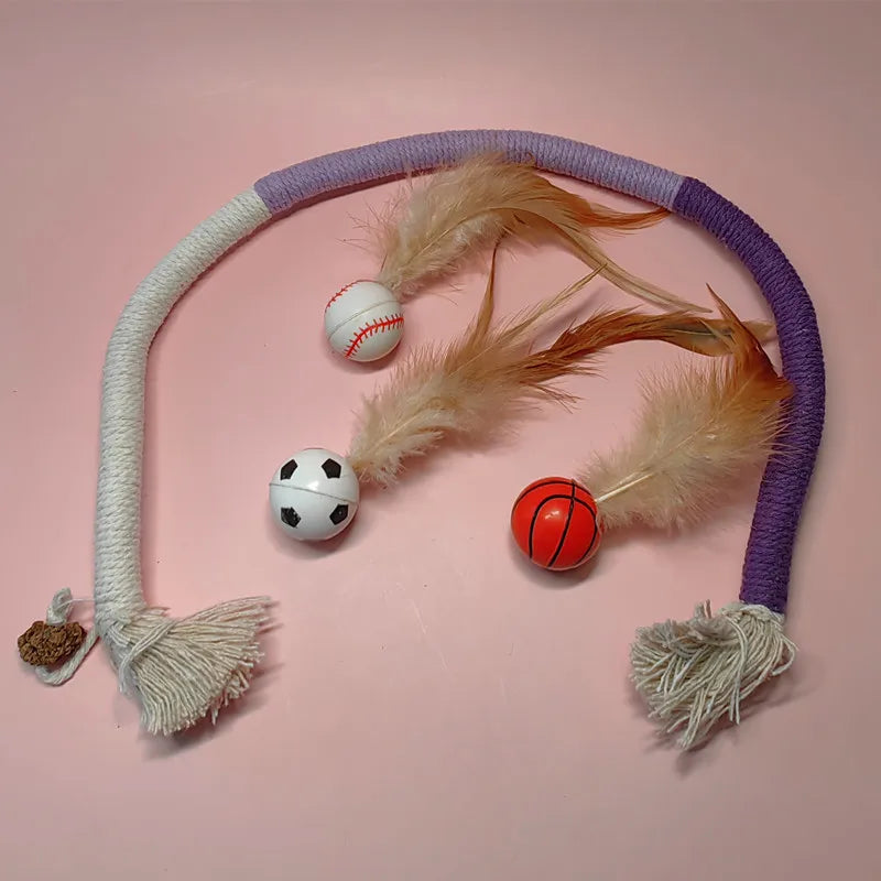 Cat Chew Toys Interactive Molar Cotton Rope - MyPetDollar.com