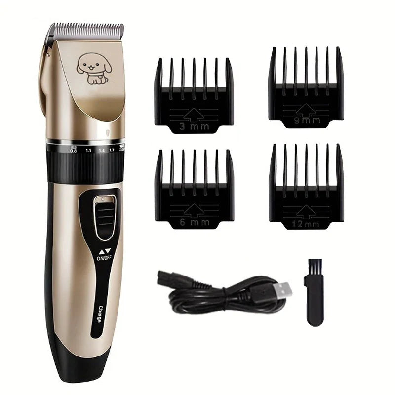 Pet Hair Trimmer Kit Electric Precision Clippers