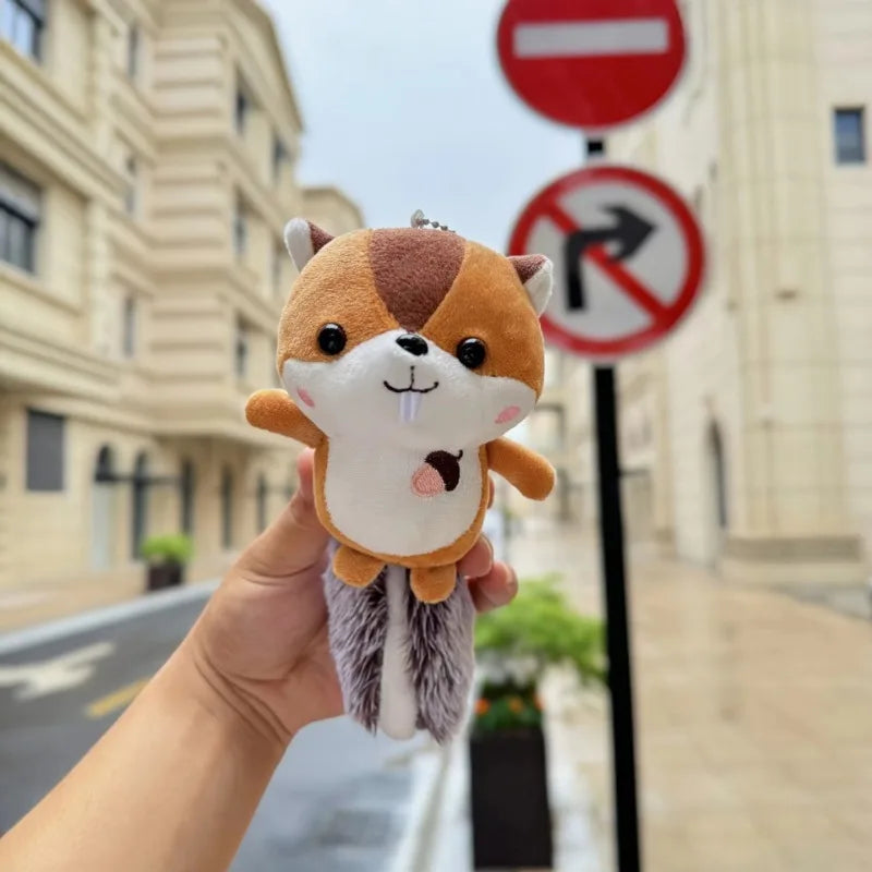 Cute Animal Plush Keychains Stuffed Panda Little Tiger Key for Dogs – view 15
