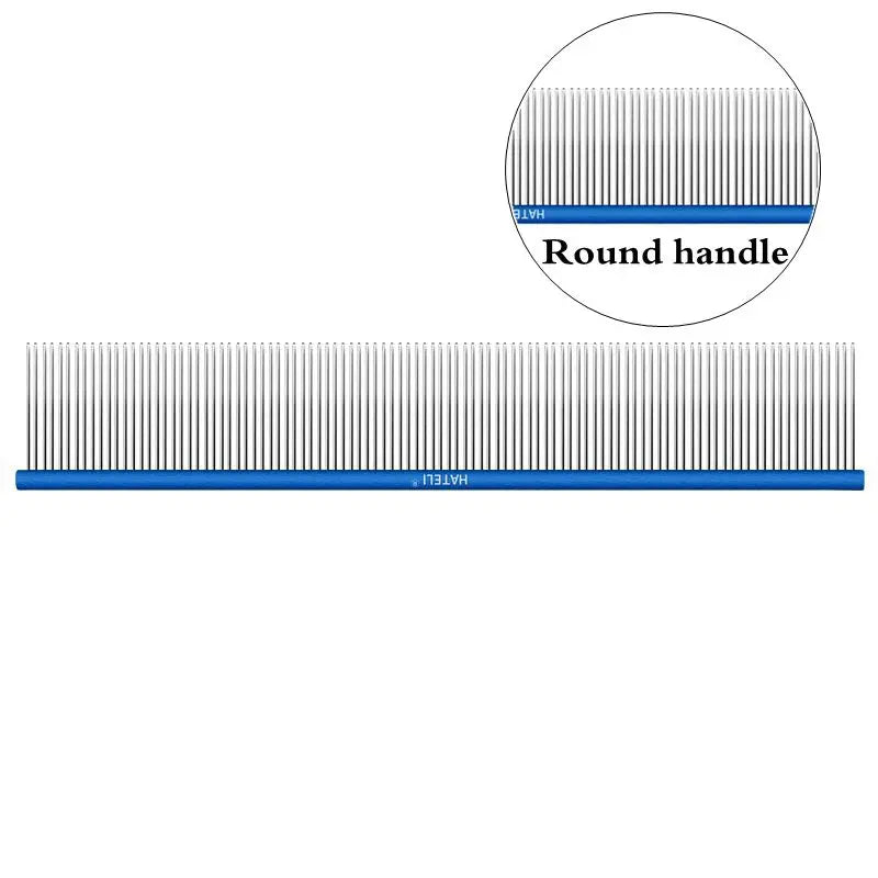 0.1cm Dense Toothed Pet Comb Light