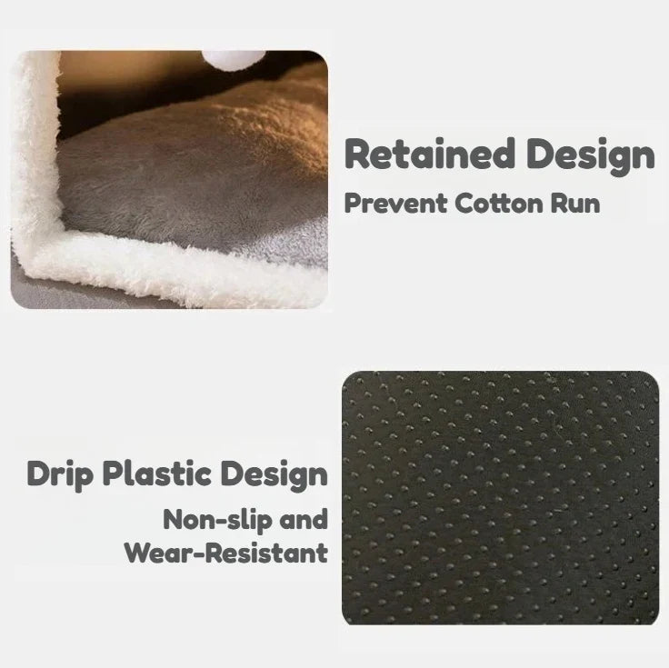 Warm Dog House Detachable Pet Sleeping Bed - MyPetDollar.com