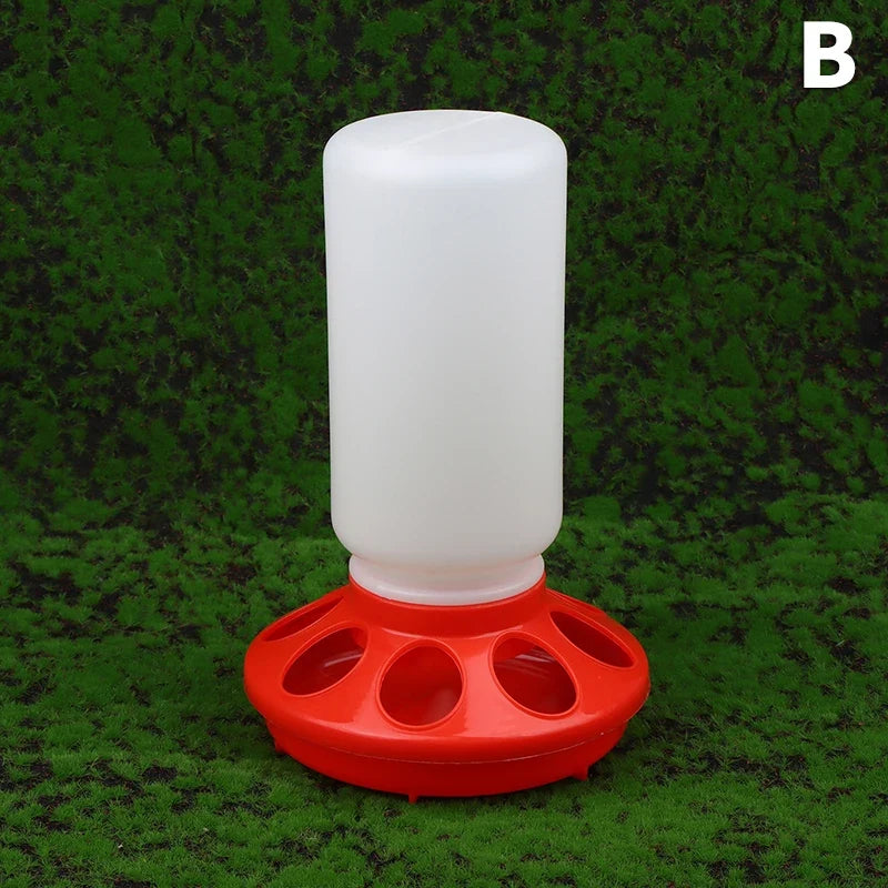 E Poultry Thickened Feeder and Drinker Water Food Dispenser – 2 Colors