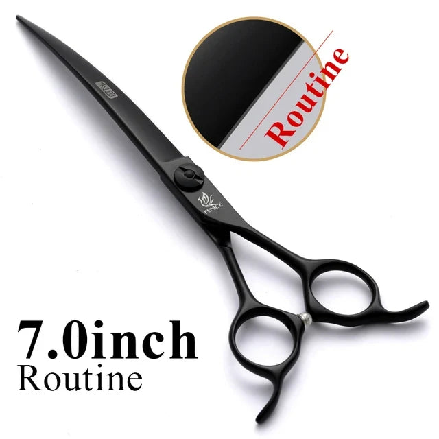 Fenice Professional Curved Pet Grooming Scissors – 2 Colors