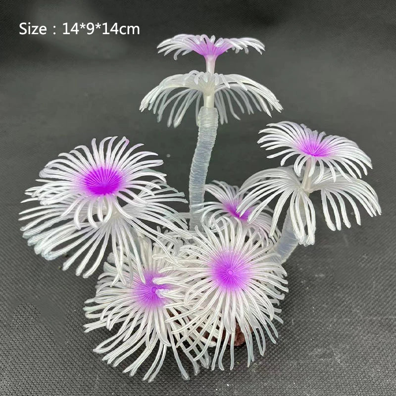 Artificial Underwater Coral Plastic Aquarium Fish Tank – 5 Colors