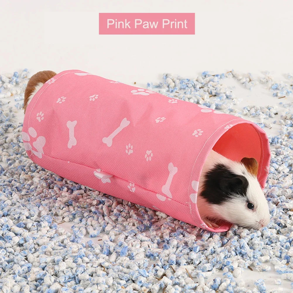 Small Animal Fun Tunnel Indoor Toys Hamster Guinea Pig Game – 3 Colors