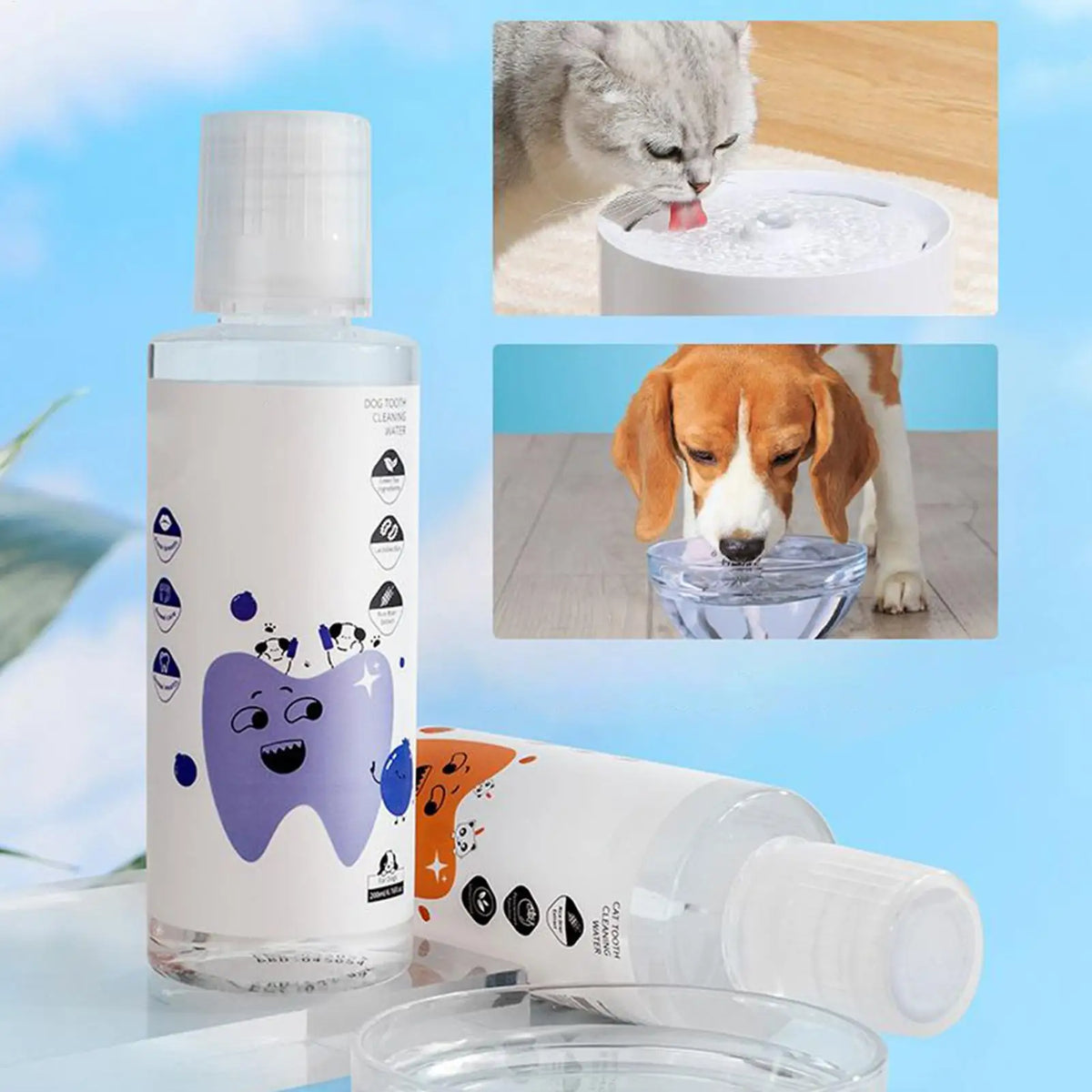 Dog Dental Water Additive 200ml Fresh Breath - MyPetDollar.com