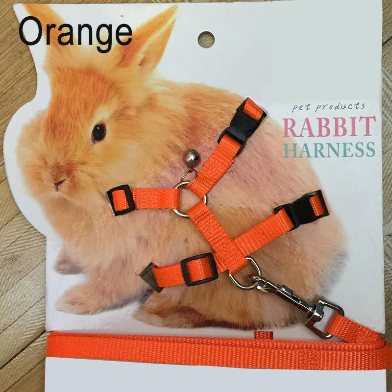 120cm Rabbit Soft Harness Leash – Small Pet Supplies