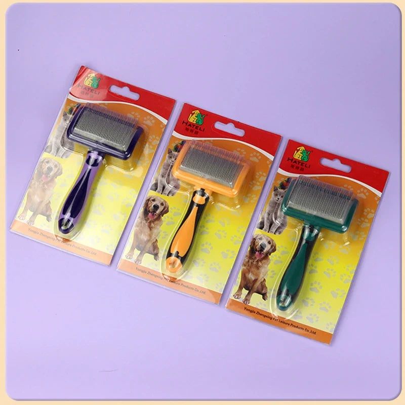 Dog Brush Stainless Steel Dogs Combs Massage - MyPetDollar.com
