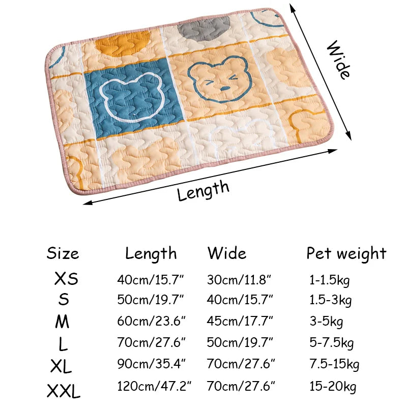 Non-Slip Pet Cotton Mat Washable Pad Mat for - MyPetDollar.com