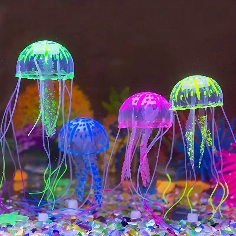 Artificial Fluorescent Simulation Jellyfish, - MyPetDollar.com