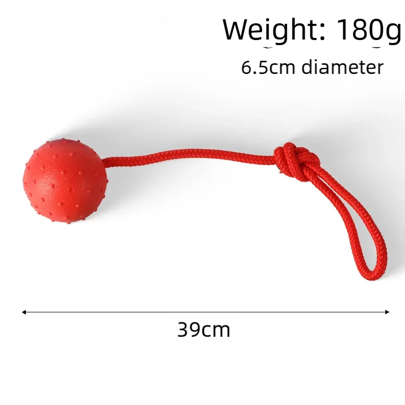 Ball On Rope Dog Toy Bite Resistant Pet Ball - MyPetDollar.com
