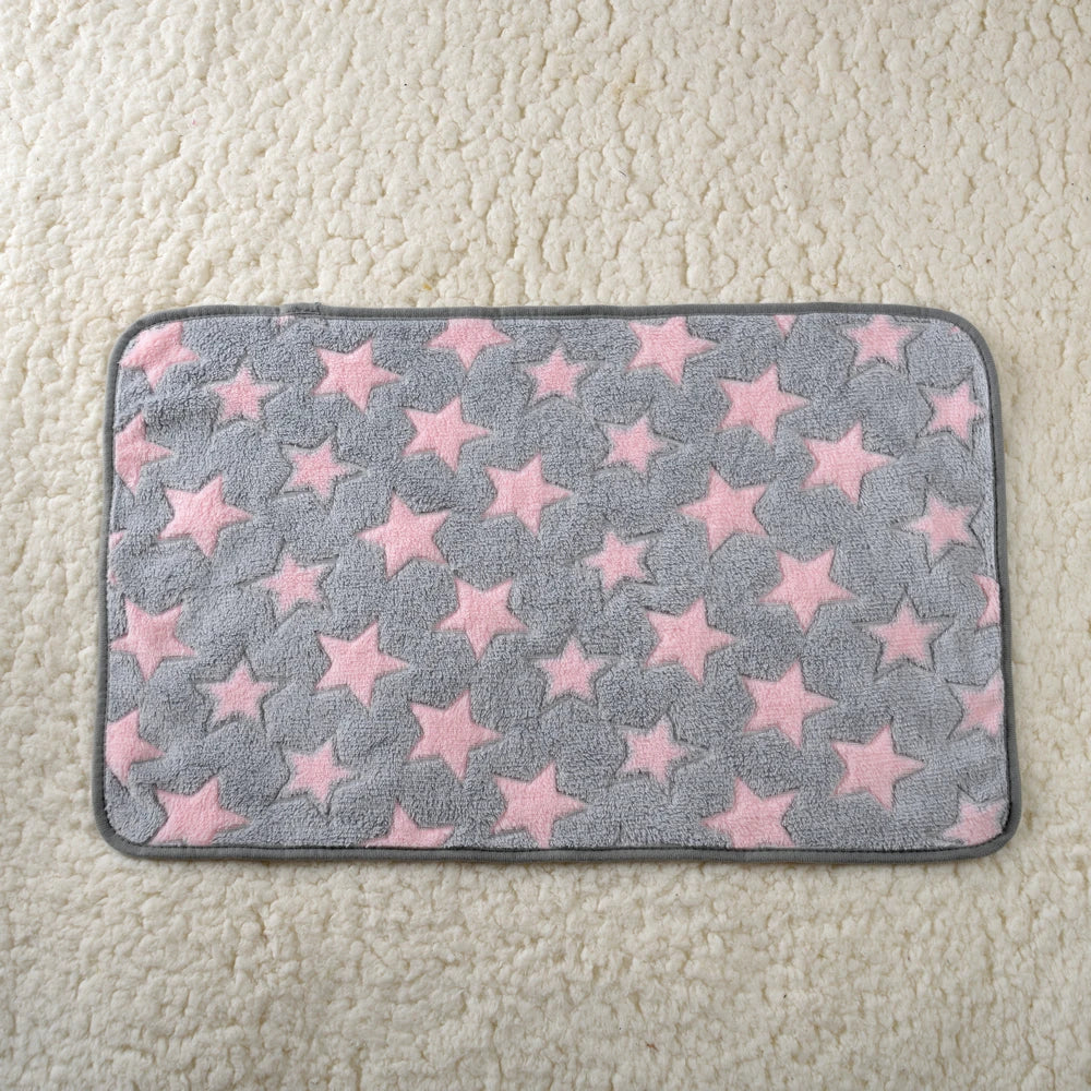 Winter Warm Pet Blanket Fluffy Soft Cozy Dog Bed
