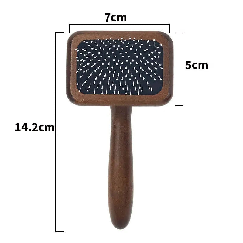 Dog Comb Wooden Brush Pet Hair Remover Grooming