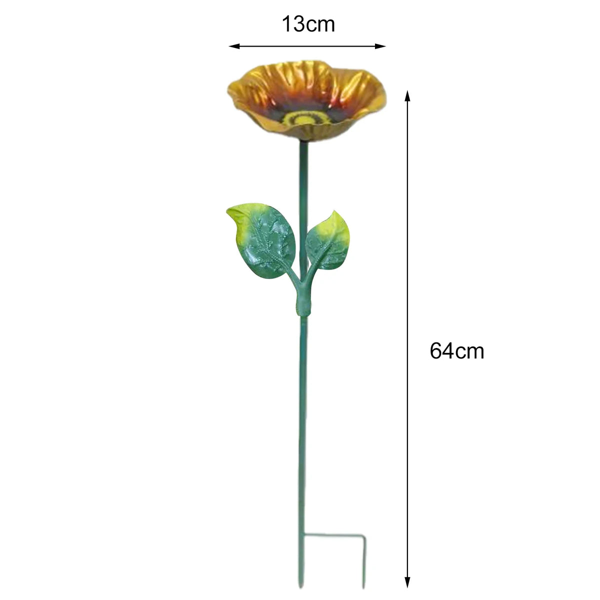 3-Layer Bee Water Station with Metal Stake Bird Feeding Bowl – 7 Colors