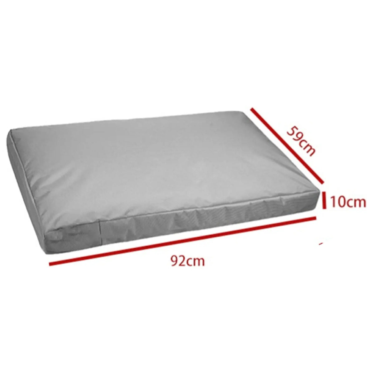 Grey 210d Oxford Fabric Bed Cover DIY Fillable Dog Mattress