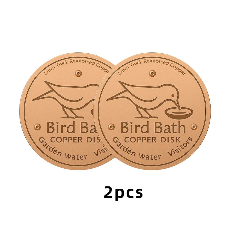 Pure Copper Bird Bath Purification Disc – 6 Colors