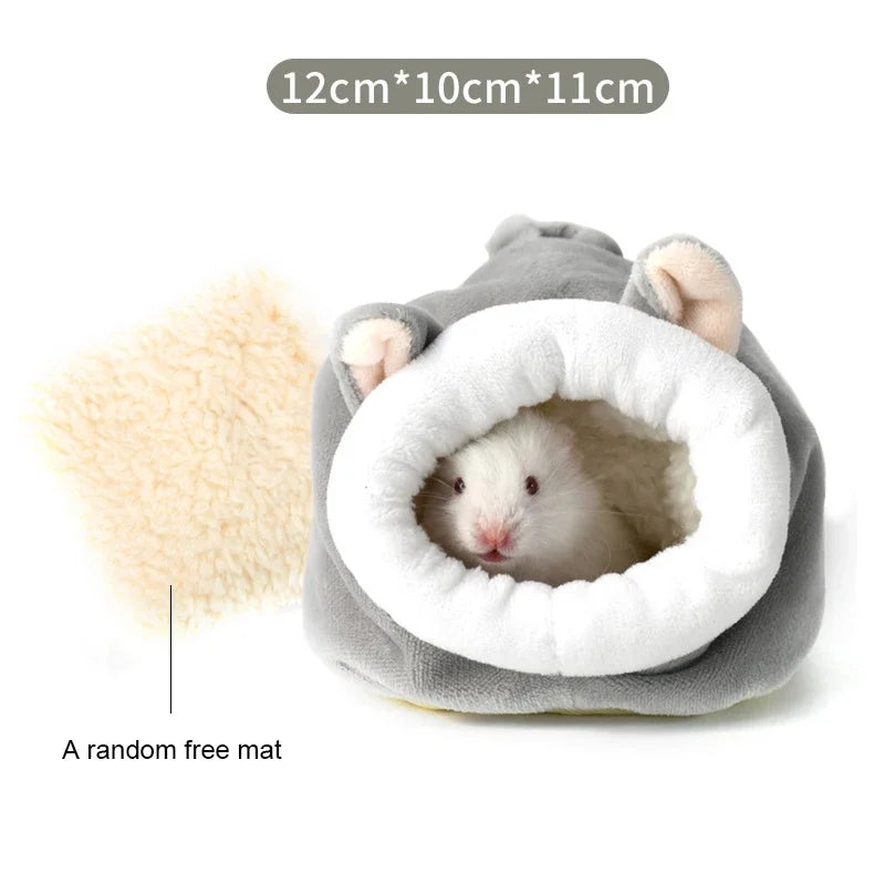 Hamster Supplies Cotton Nest Pet Rat Hanging Bed – 11 Colors