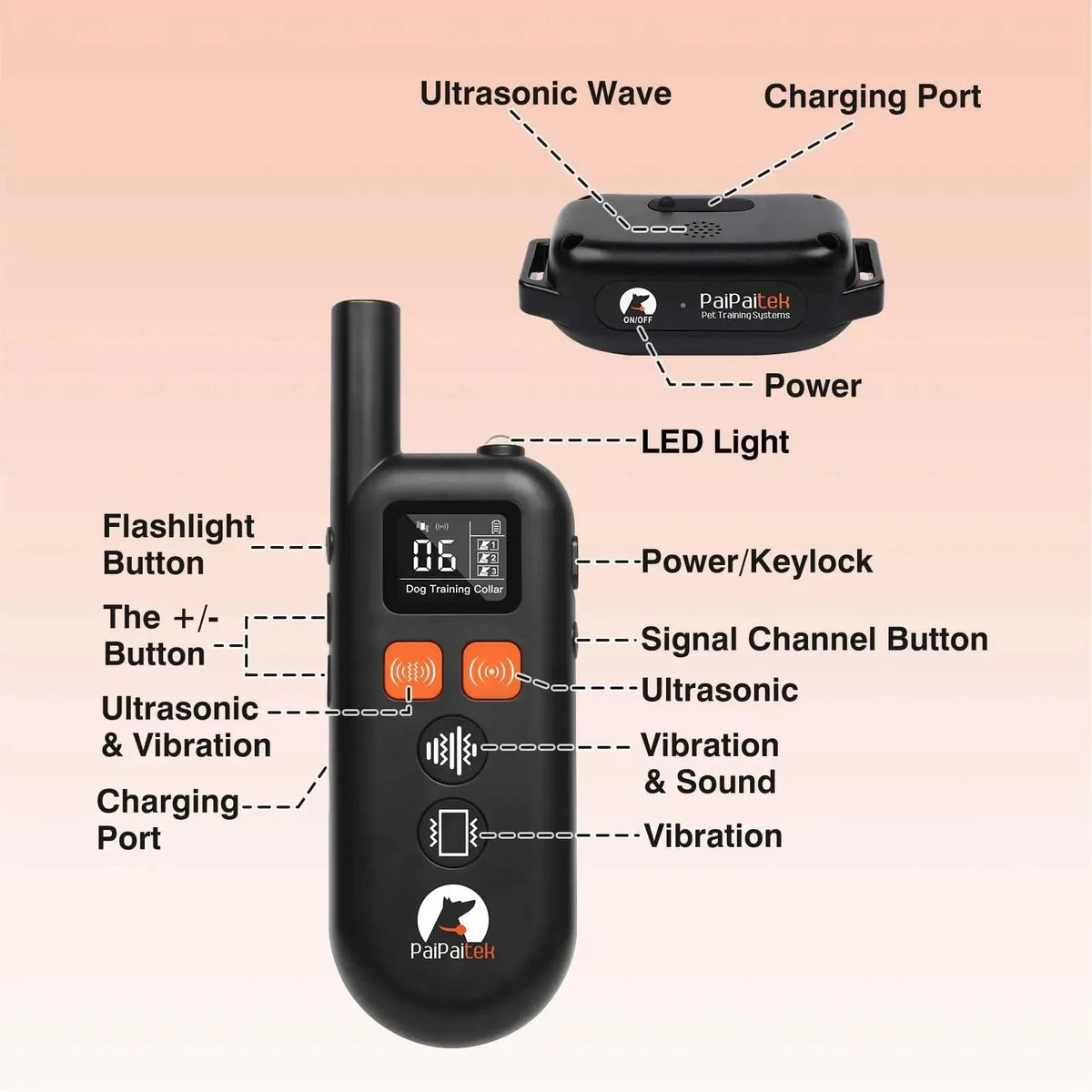 3300ft Ultrasonic Dog Training Colla for - MyPetDollar.com