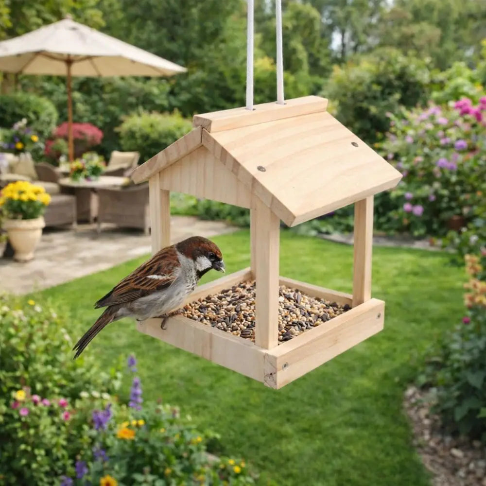 Wooden Bird Feeder House Wear-resistant - MyPetDollar.com