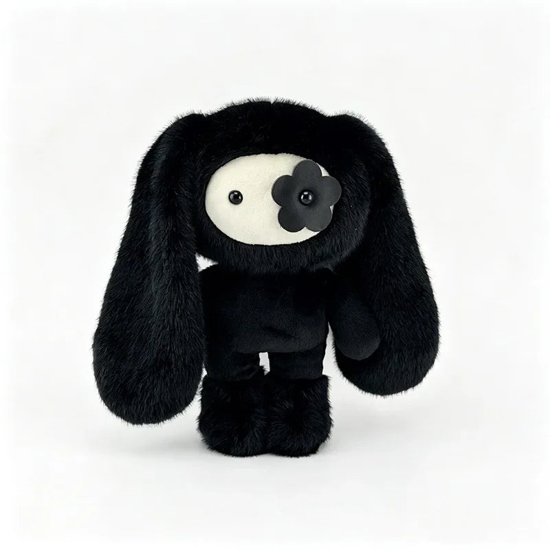 30cm Juju Rabbit Plush Keychain Flower Eye Bunny Stuffed Doll for Small Pets