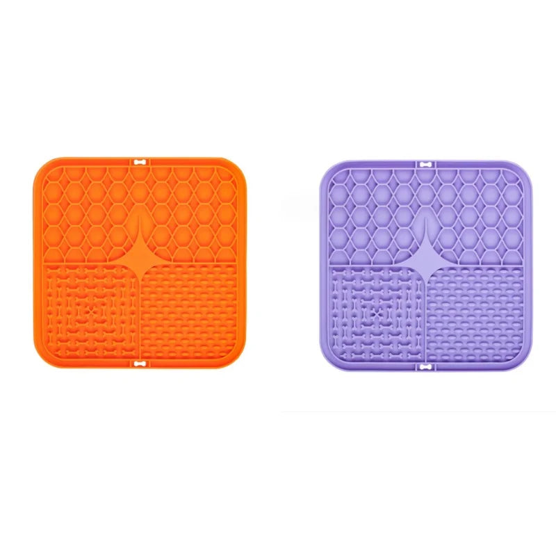 Dog Lick Mat Silicone Slow Feeder with Suction Cups – Dog Supplies