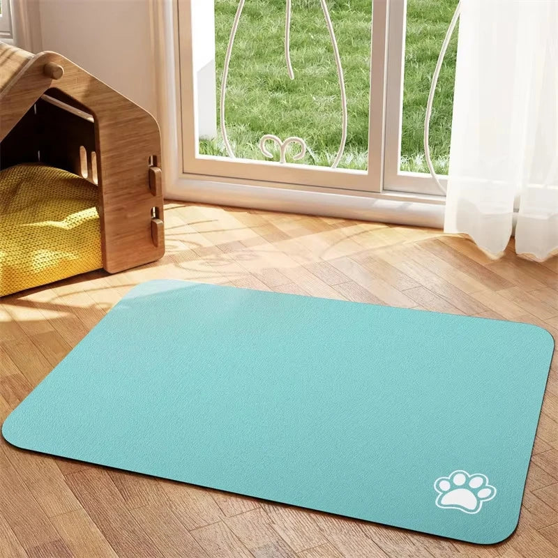 VIKAMA Gray Minimalist Pet Feeding Mat - MyPetDollar.com