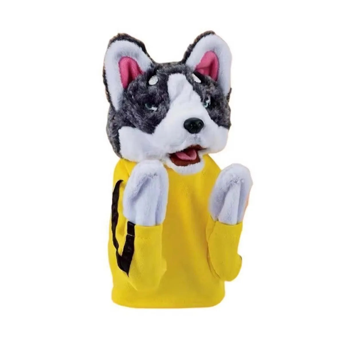 Husky Boxing Interactive Plush Toy Kung Fu Dog Sound – Dog Supplies