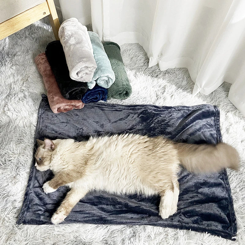 Soft Thickened Warm Dog Blanket, Washable - MyPetDollar.com
