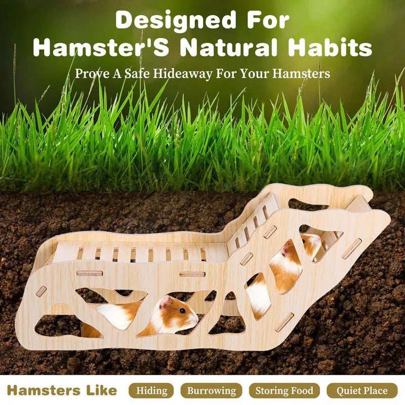 Hamster Tunnel Hideout Climbing Ladder for - MyPetDollar.com