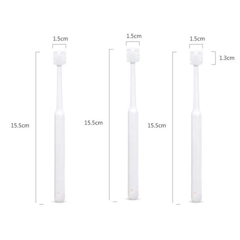 360° Pet Toothbrush Cat Soft Grooming Brush – 2 Colors