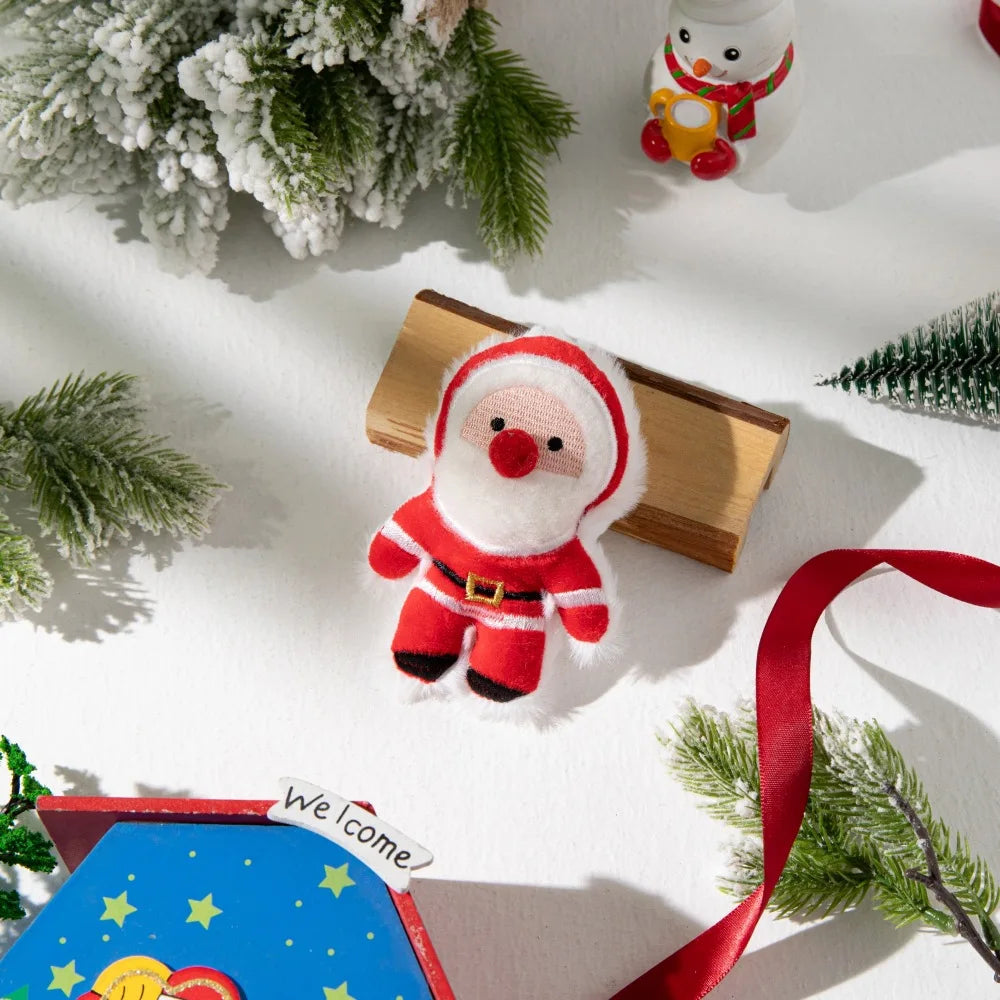 Pet Christmas Cat Toy Plush Doll with Catnip - MyPetDollar.com