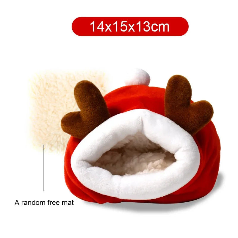 Hamster Supplies Cotton Nest Pet Rat Hanging Bed – 11 Colors