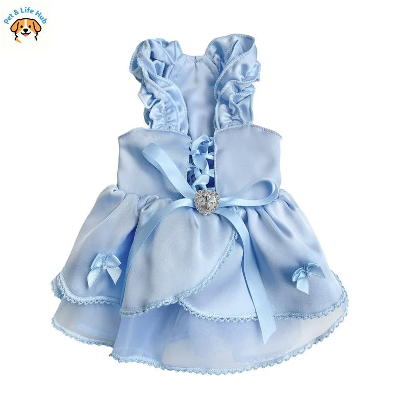 Puff skirt haute couture wedding dress - MyPetDollar.com