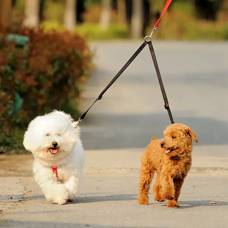 Outdoor Walking Two Dogs Leash Coupler - MyPetDollar.com