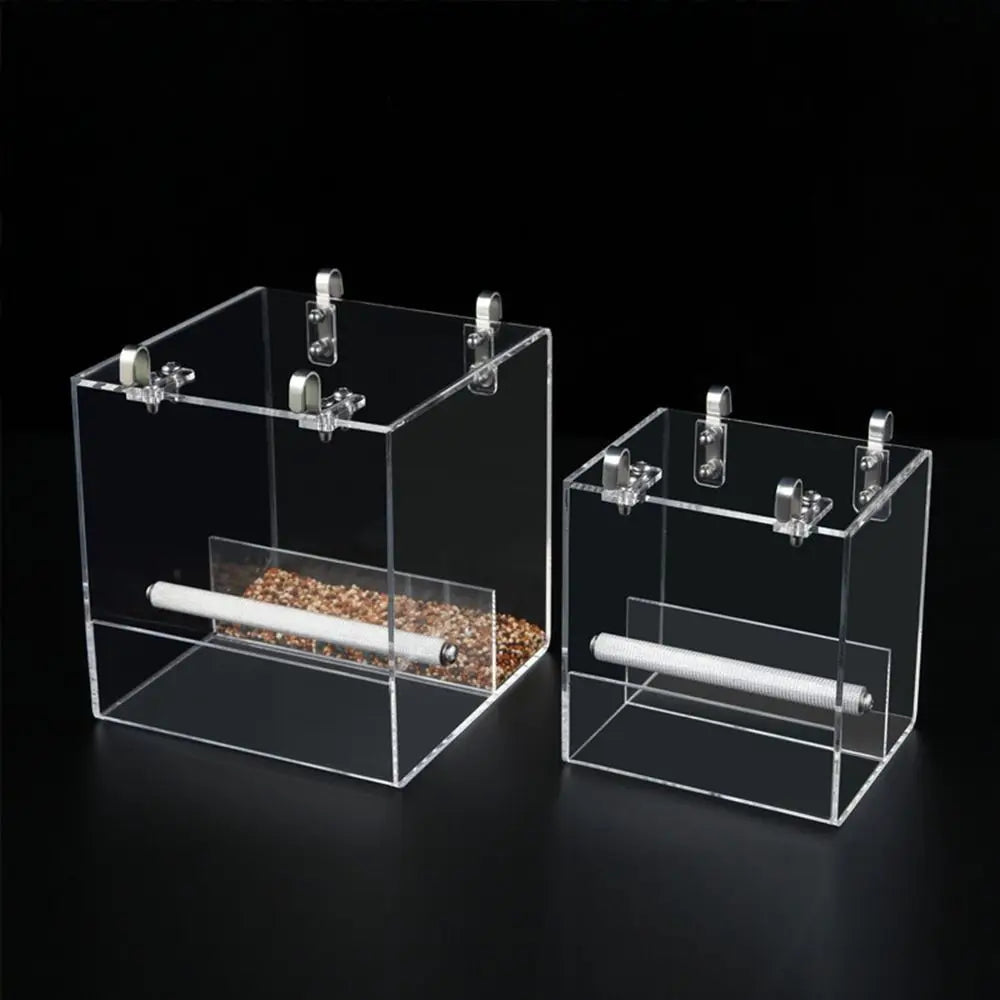 Portable Transparent Bird Automatic Feeder - MyPetDollar.com