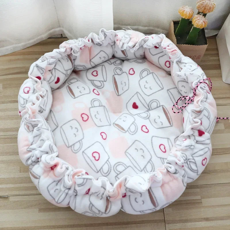 Soft Cat Bed Fluffy Adjustable Cat Cushion - MyPetDollar.com