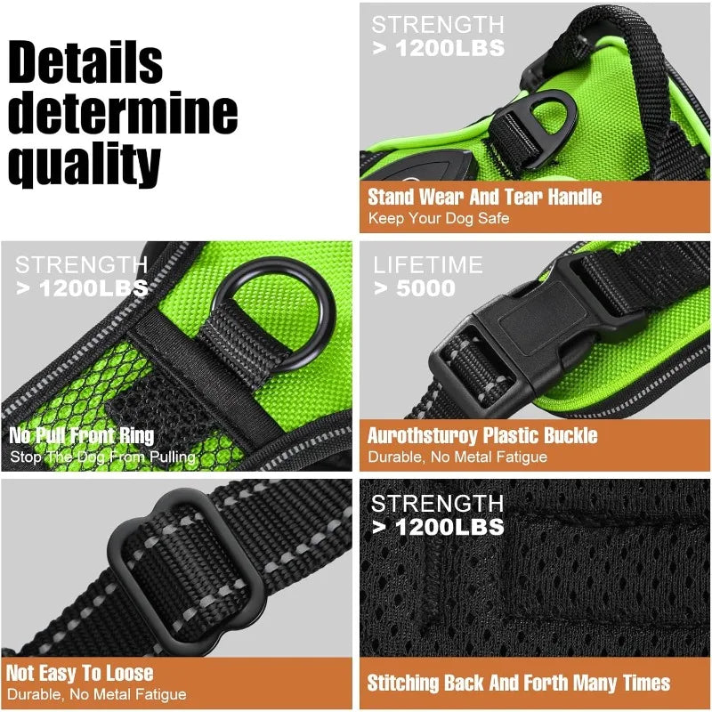 LED Glowing Luminous Dog Harnesses Essential - MyPetDollar.com