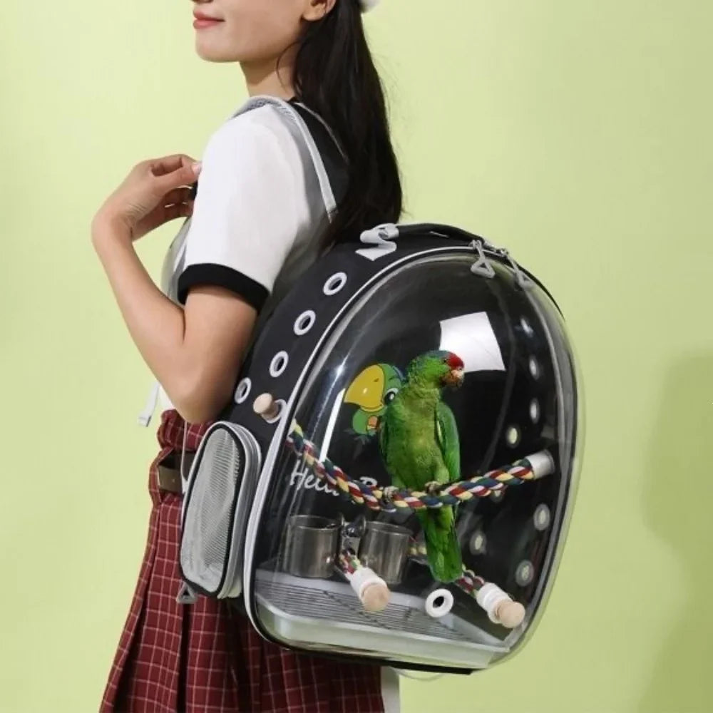 Portable Bird Carrier Bird Backpack with - MyPetDollar.com