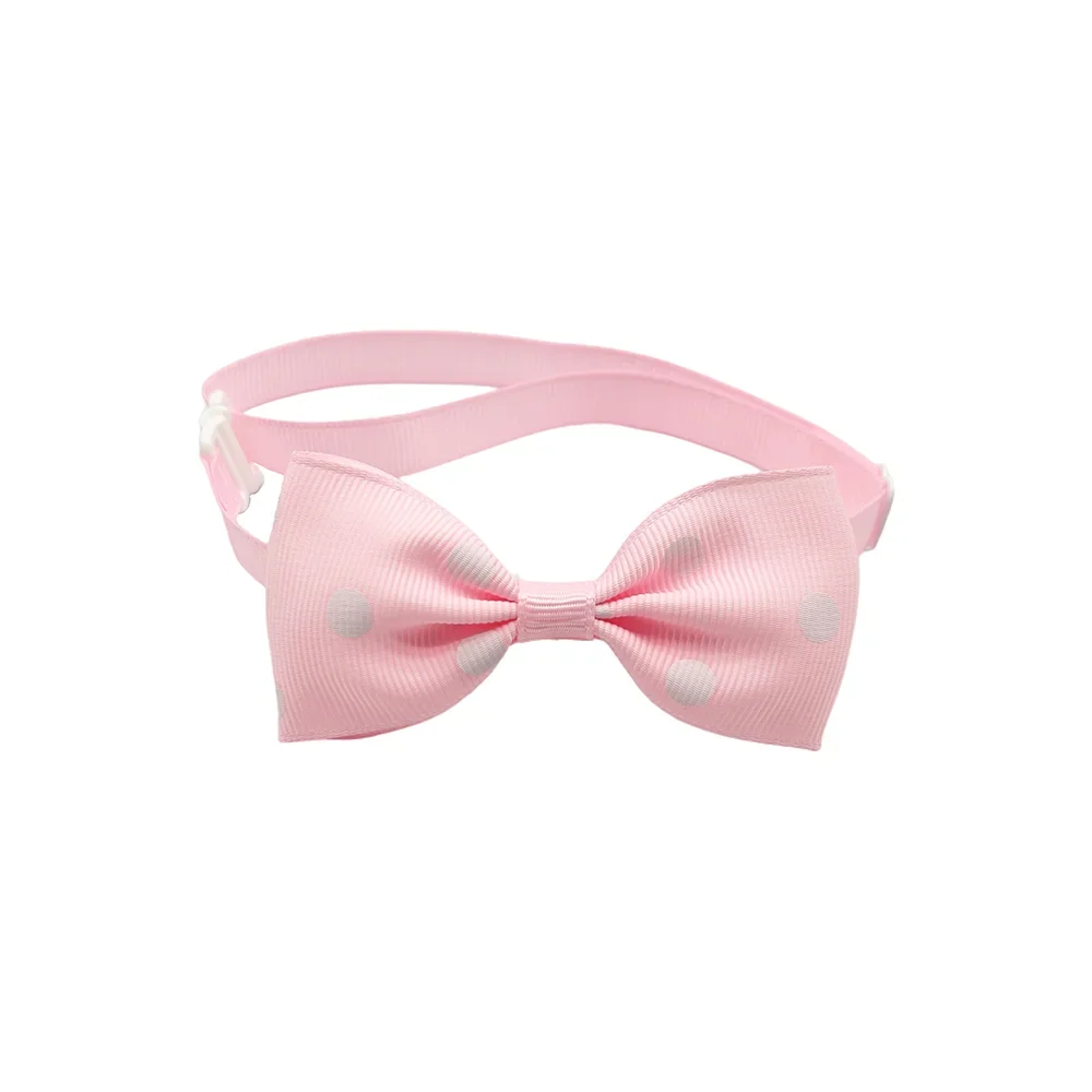 Ribbon Bow Ties for Dogs Adjustable Neck