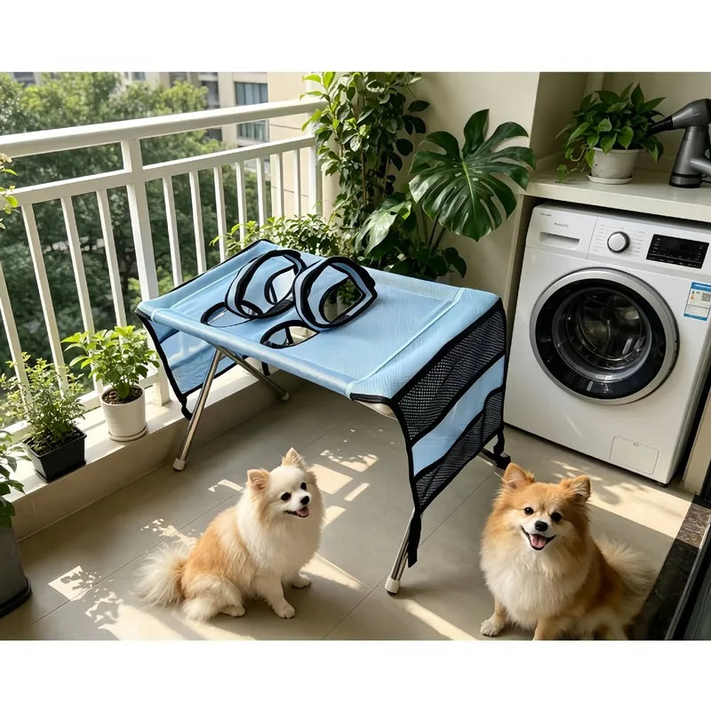 Foldable Pet Bath Stand Hands‑Anti‑Escape - MyPetDollar.com