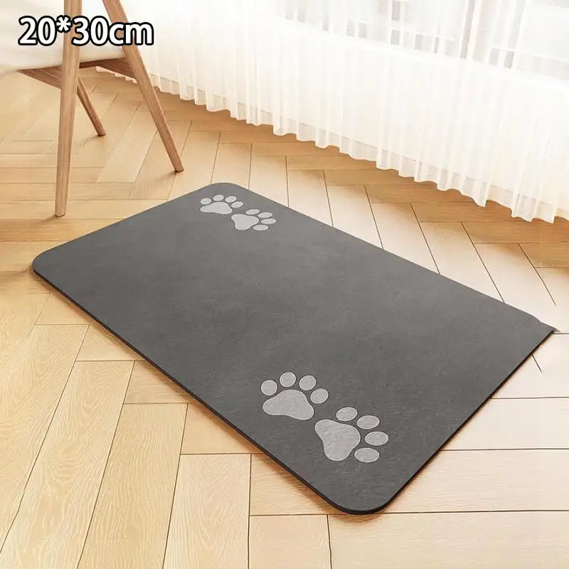 Pet Placemat Diatomaceous Mud Material Waterproof Absorbent