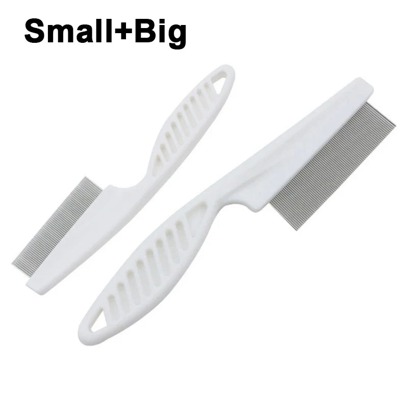 Pet Flea Removal Comb Stainless Steel Dense Teeth Dog & Cat – 3 Colors