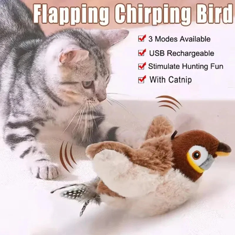 Pet Toy Cat Plush Toy Emulates the Sound - MyPetDollar.com