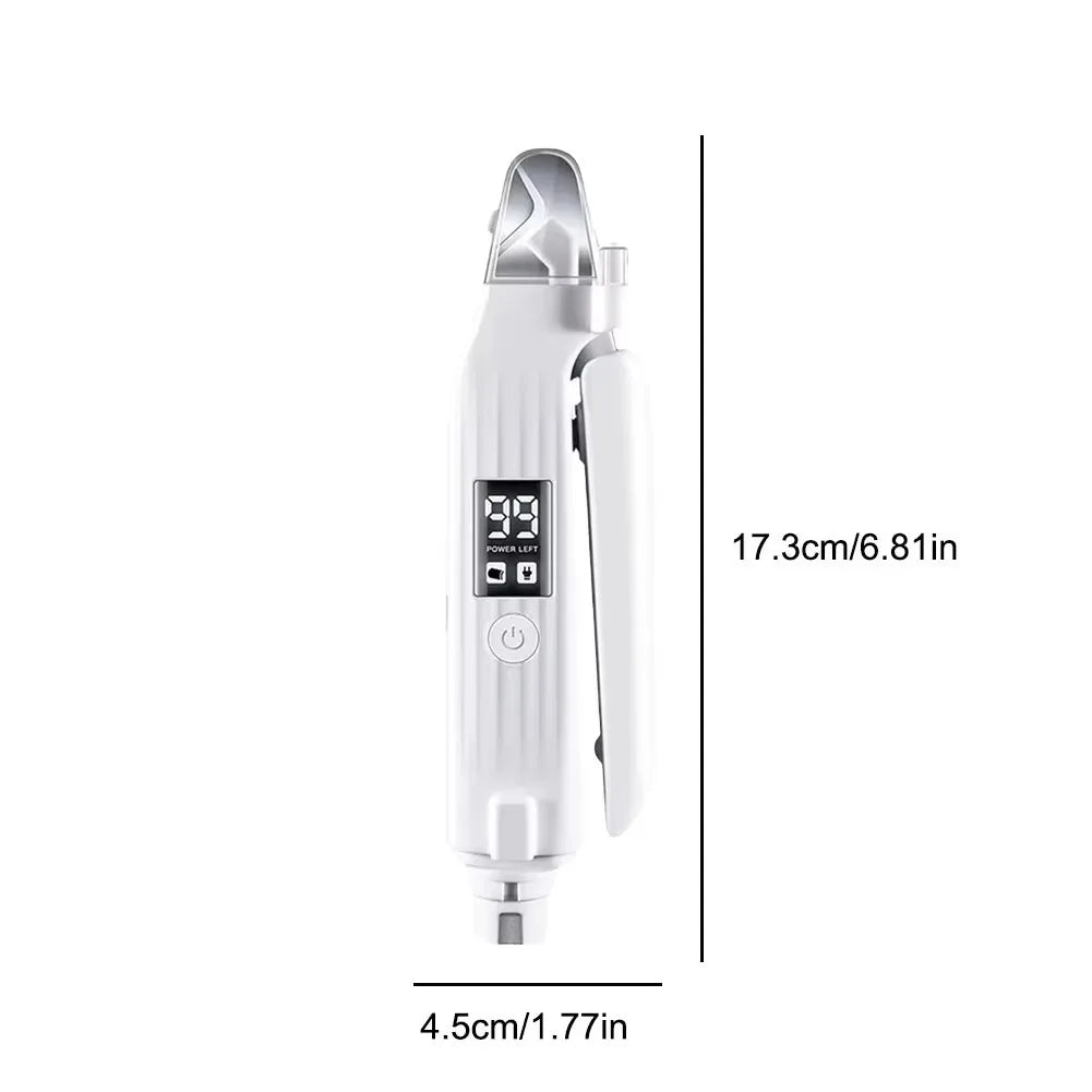 2 in 1 Electric Pet Nail Trimmer with LED Lights – Dog Grooming Brushes & Combs