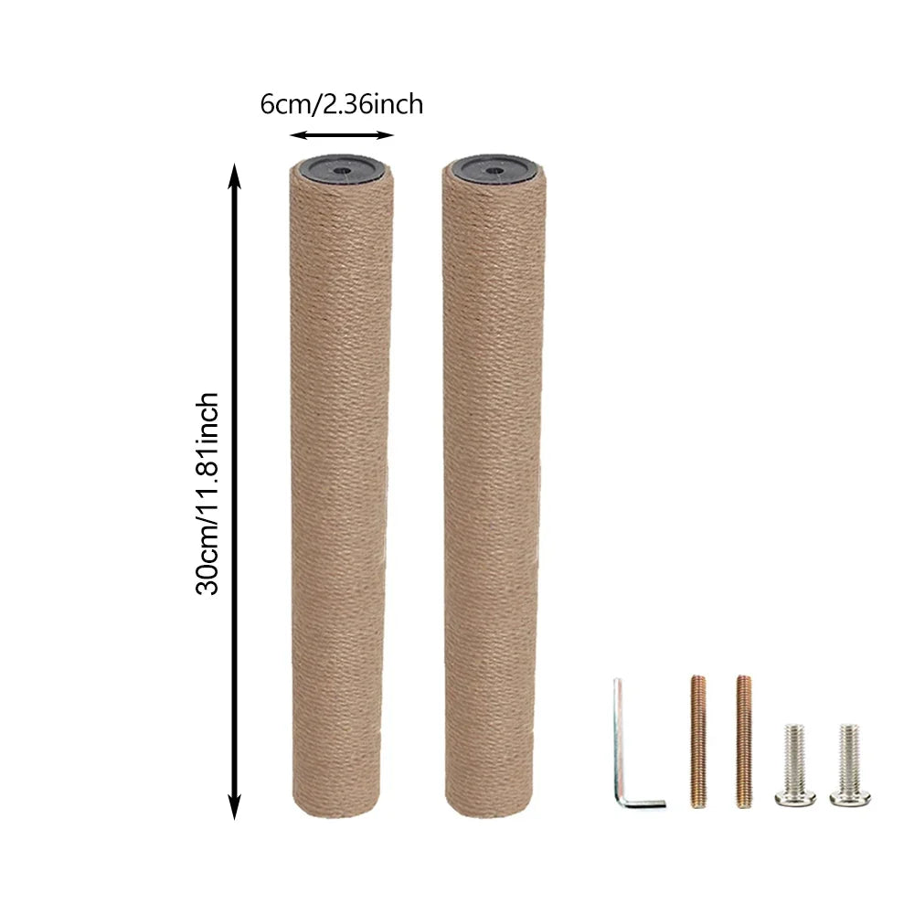 Cat Scratch Pole, DIY Accessories for Climbing Frame Suitable – 4 Colors