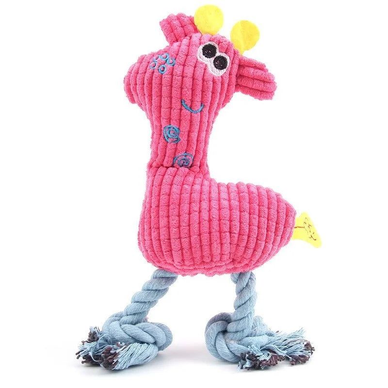 For Dogs Puppy Squeaker Squeaky Plush Bone - MyPetDollar.com
