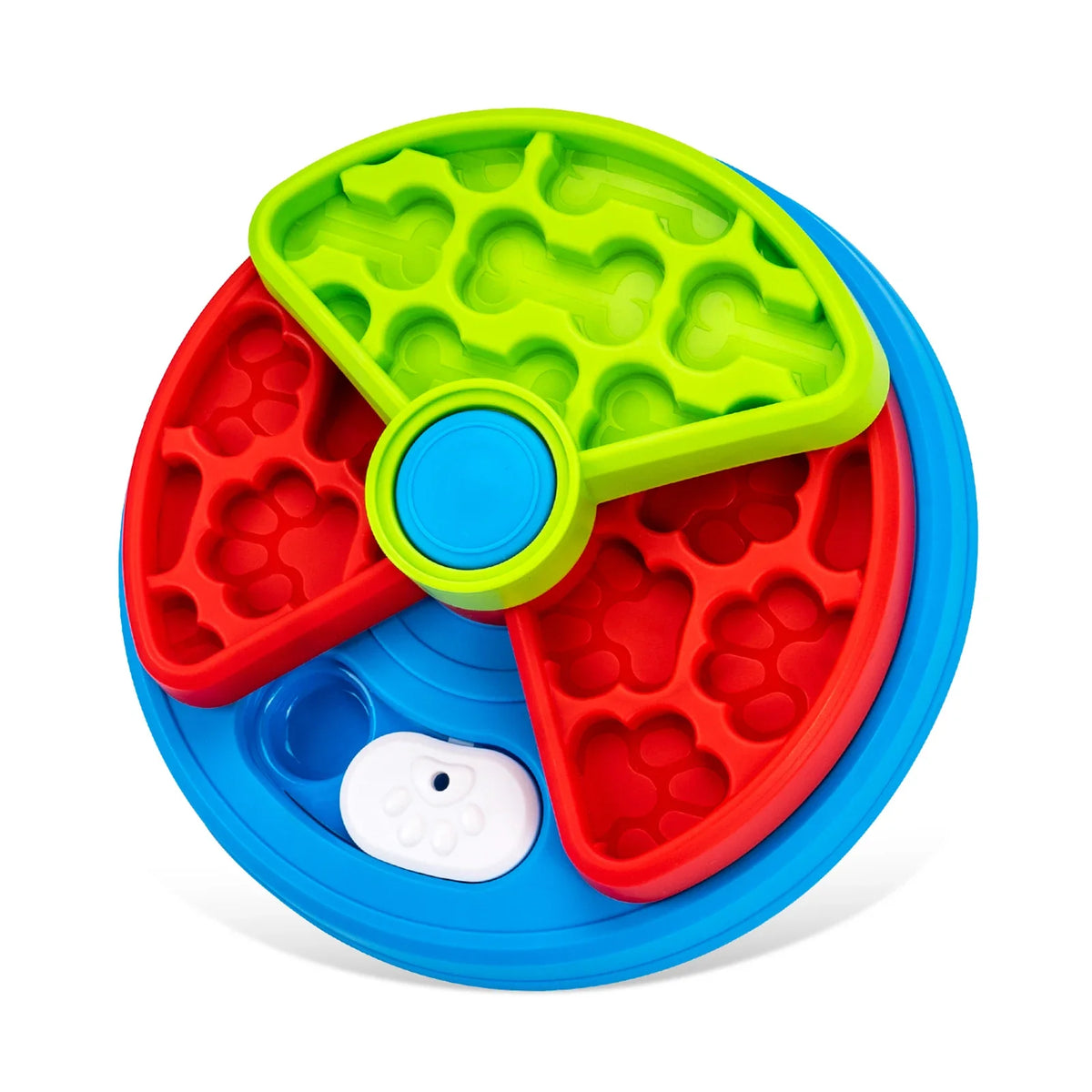 2-Layers Dog Puzzle Toys Slow Feeder Food Dispenser